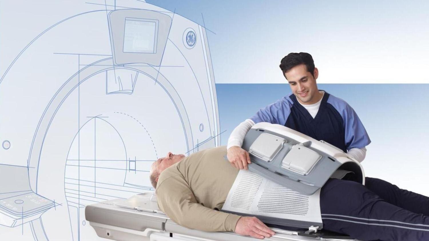 MR radiation oncology suite with patient